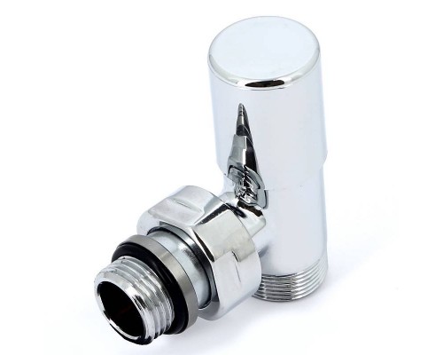 Вентиль ручной Carlo Poletti New-Smart угловой НН 1/2" х М24 х 19 хромированный