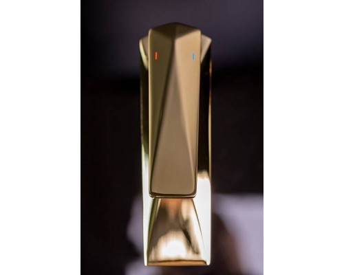 Boheme Venturo Смеситель для раковины, h-11,9 см, длина излива 14,1 см, цвет: золото глянцевое 381 Boheme Venturo Смеситель для раковины, h-11,9 см, длина излива 14,1 см, цвет: золото глянцевое 381