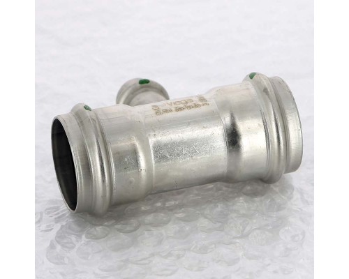 Тройник пресс нержавеющая сталь Sanpress Inox VIEGA 35х15х35 Тройник пресс нержавеющая сталь Sanpress Inox VIEGA 35х15х35