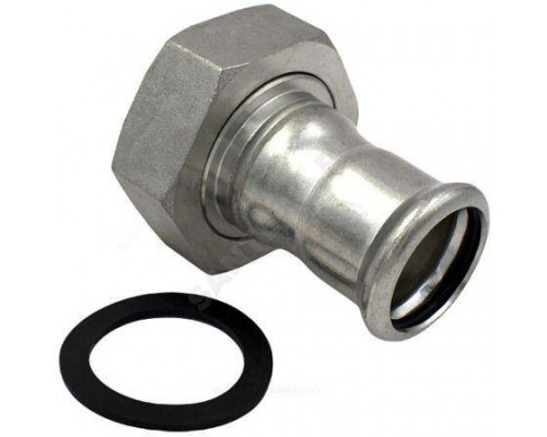 Муфта нерж AISI316L Дн18х3/4" Ру16 пресс/нак/г Inoxpres RM 183018002 Муфта нерж AISI316L Дн18х3/4" Ру16 пресс/нак/г Inoxpres RM 183018002