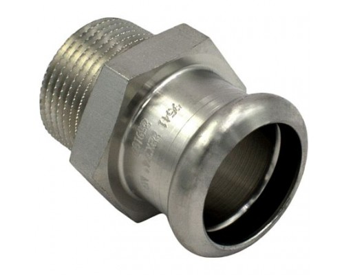 Муфта нерж AISI316L Дн18х3/4" Ру16 пресс/НР Inoxpres RM 187304018