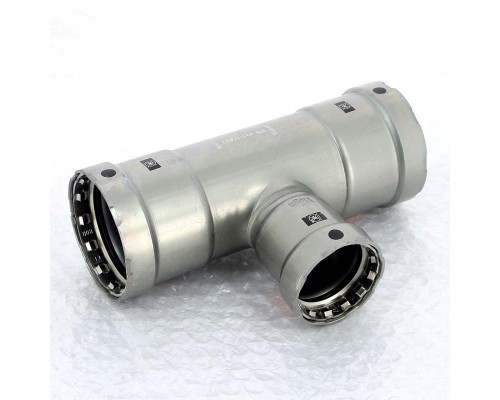 Тройник пресс оцинкованная сталь Megapress VIEGA 2"x1"1/4x2