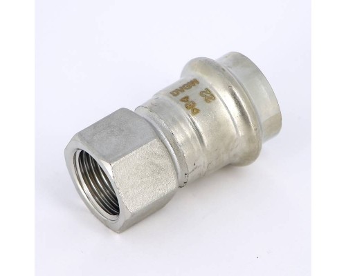 Муфта В-пресс IBP 22 x 1/2" нерж.сталь Муфта В-пресс IBP 22 x 1/2" нерж.сталь