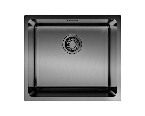 Omoikiri Tadzava 49-U/I-GM Кухонная мойка нерж. сталь 49x44 см, цвет: вороненая сталь 4993076