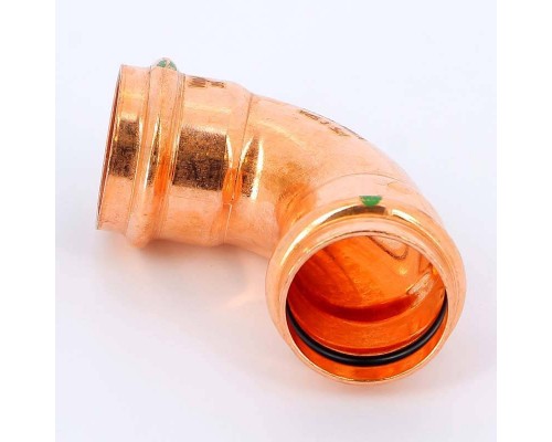 Угол пресс медь Profipress с SC-Contur VIEGA 35