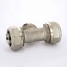 Тройник обжим-Н никелированный UNI-FITT 26х3/4"х26
