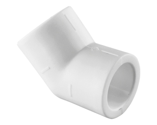 Угольник TEBO PP-R 110 45 градусов Угольник TEBO PP-R 110 45 градусов