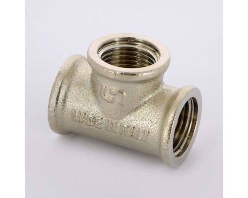 Тройник В никелированный UNI-FITT 1/2" Тройник В никелированный UNI-FITT 1/2"