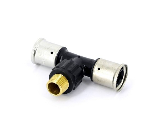 Тройник пресс-Н PVDF HENCO 26х1/2"х26
