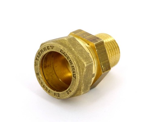 Муфта обжим-Н TIEMME 22х1/2" коническая резьба Муфта обжим-Н TIEMME 22х1/2" коническая резьба
