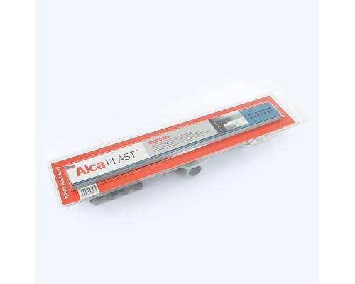 Лоток душевой Alcaplast (APZ9) 550 мм с порогами для перф. решетки (с решеткой) нержавеющая сталь