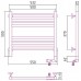 Сунержа Богема 2.0 Полотенцесушитель электрический 50x50h, прав., цвет: мат. черный 31-5205-5050