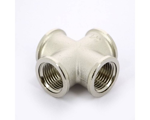 Крестовина В никелированная TIEMME 1/2"
