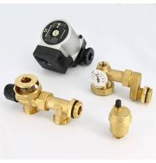 Насосно-смесительная группа UNI-FITT SOLOMIX X Н 1" с насосом GRUNDFOS UPSO 25-65 130
