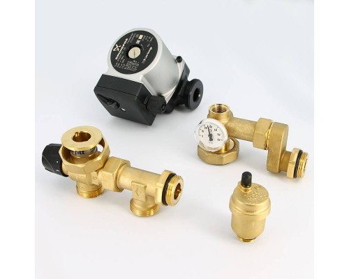 Насосно-смесительная группа UNI-FITT SOLOMIX X Н 1" с насосом GRUNDFOS UPSO 25-65 130