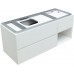 Allen Brau Infinity Тумба под раковину 119,2x45,6x51h см, цвет: белый 1.21005.WM