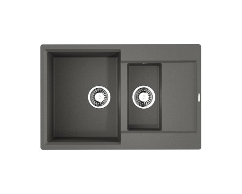 Omoikiri Daisen 78-2T-PL Кухонная мойка Tetogranit 78x51 см, цвет: платина 4993533