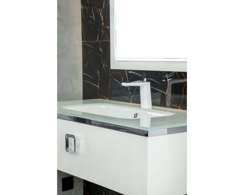 Armadi Art Lucido Подстолье 80х51,5х6h см, цвет: хром 771-080-CR Armadi Art Lucido Подстолье 80х51,5х6h см, цвет: хром 771-080-CR