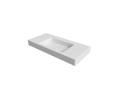 Armadi Art Flat Раковина подвесная 100,4х45,2х10h см, цвет: белый 888-100
