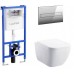 Allen Brau Infinity Унитаз подесной с инсталляцией 36x51x35h см, цвет: белый 00316505