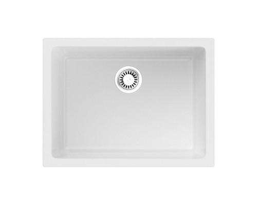Omoikiri Okinoshima 61-U/I-WH Glossy Кухонная мойка Natceramic 61x46 см, цвет: белый 4993256