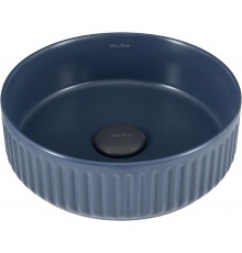 Allen Brau Fantasy Раковина чаша 36x36x12h см без отверстия, цвет: индиго  4.11032.ID