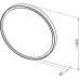 Allen Brau Infinity Зеркало подвесное круглое с подсветкой 60x60 см, цвет: белый 1.21022.WT