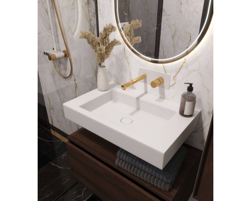 Armadi Art Flat Раковина подвесная 70,4х45,2х10h см, цвет: белый 888-70 Armadi Art Flat Раковина подвесная 70,4х45,2х10h см, цвет: белый 888-70