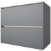 Allen Brau Activity Тумба под раковину 80x46x66,2 см, цвет: платина/олива 1.34012.PGM