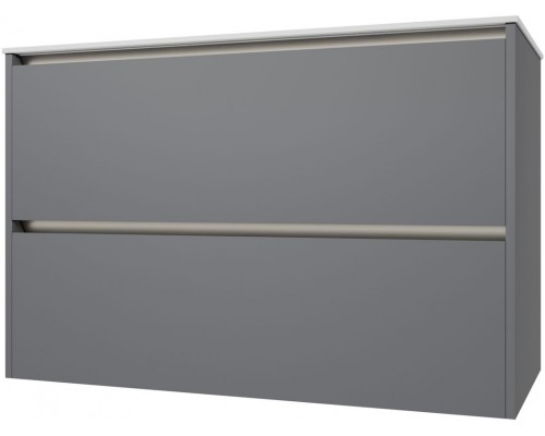 Allen Brau Activity Тумба под раковину 100x46x66,2 см, цвет: платина/олива 1.34014.PGM
