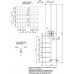 Allen Brau Infinity Накладка для сифона 70,8x13,8 см, цвет: нержавеющая сталь 8.210N2-SS