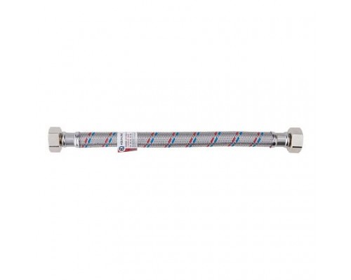 Подводка гибкая д/воды нерж Н3/4"-Н3/4" L=1м лат/г ГИГАНТ AQUALINE 04951 Подводка гибкая д/воды нерж Н3/4"-Н3/4" L=1м лат/г ГИГАНТ AQUALINE 04951