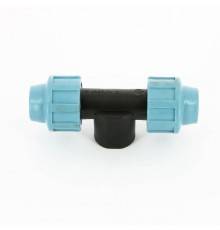 Тройник обжим-В для труб ПНД UNIDELTA 16х1/2"