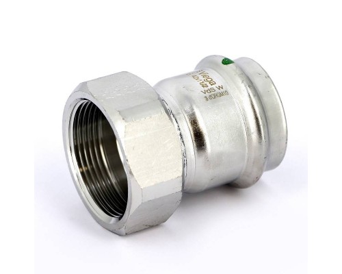 Муфта пресс-В нержавеющая сталь Sanpress Inox VIEGA 42х1"1/2 Муфта пресс-В нержавеющая сталь Sanpress Inox VIEGA 42х1"1/2