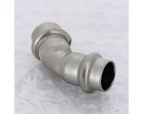 Угол пресс 45 град. нержавеющая сталь Sanpress Inox VIEGA 15 Угол пресс 45 град. нержавеющая сталь Sanpress Inox VIEGA 15