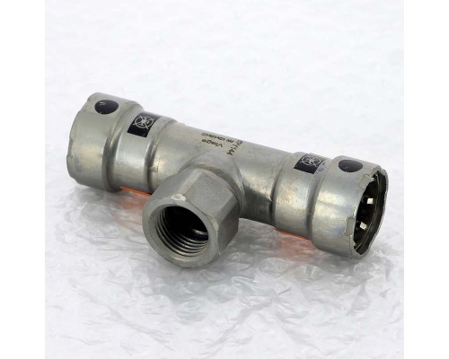 Тройник пресс-В оцинкованная сталь Megapress VIEGA 1/2"x1/2"x1/2"