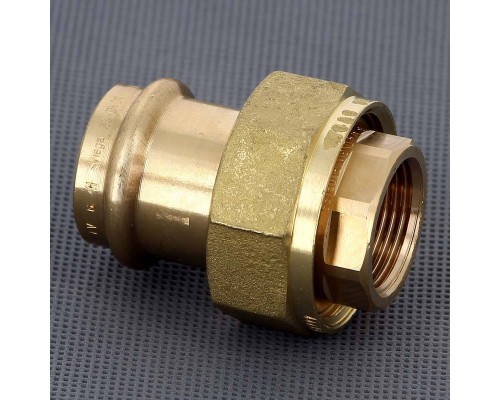 Муфта разъёмная пресс-В бронза Sanpress VIEGA 28x3/4"