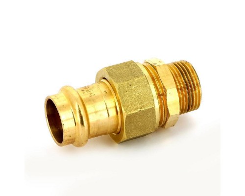 Муфта пресс-Н IBP 22 х 3/4" с разъемным соединением бронза Муфта пресс-Н IBP 22 х 3/4" с разъемным соединением бронза