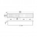 Omoikiri Dry 01-IN Встраиваемая сушка для посуды, 124x20xh20см, цвет: нержавеющая сталь 4999010