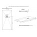 Allen Brau Priority Душевой поддон 160x80x3h см, цвет: серый 8.31010-BGM