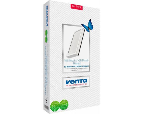 Фильтр Venta Фильтр 2 в 1 — VENTAcel с угольным фильтром (для моделей LP60LPH60AP902AH902) Фильтр Venta Фильтр 2 в 1 — VENTAcel с угольным фильтром (для моделей LP60LPH60AP902AH902)