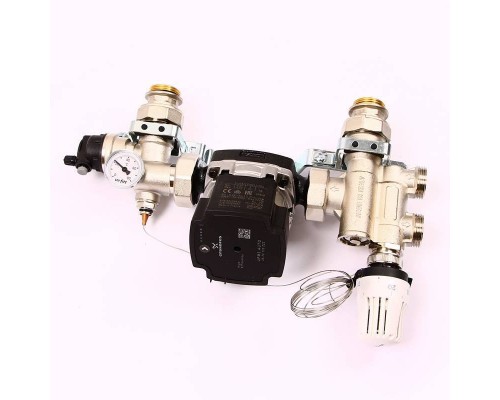 Насосно-смесительная группа UNI-FITT SOLOMIX 1" с энергоэффективным насосом GRUNDFOS UPM3 AUTO 25-70 130