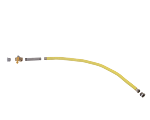 Шланг газовый среднего давления + клапан + фитинг диам.=1" l=3м Pin макс. 10 бар Шланг газовый среднего давления + клапан + фитинг диам.=1" l=3м Pin макс. 10 бар