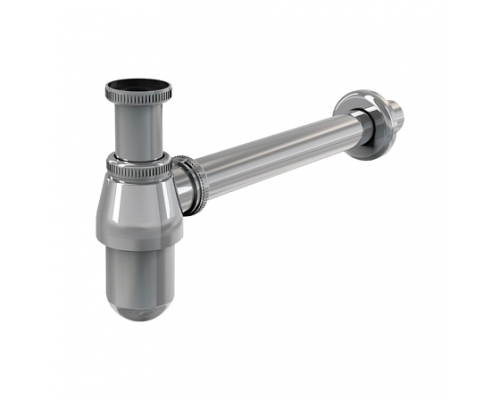 Сифон умыв бут б/вып 1 1/4"x32 лат пр/тр 32 хром Alca A431