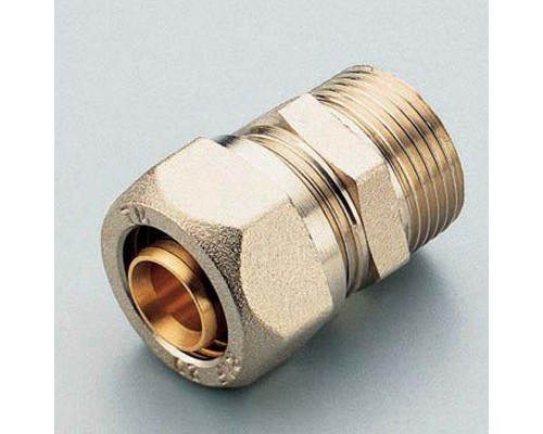Муфта обжим-Н никелированная с прокладкой O-ring TIEMME 20х1/2"