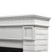 Каминокомплект: Очаг Electrolux EFP/P-2520LS N, портал Bricks 25 камень белый, белая эмаль
