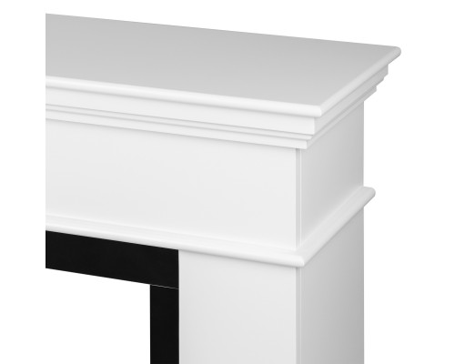 Каминокомплект: Очаг Electrolux EFP/P-3020LS N, портал California 30, белый