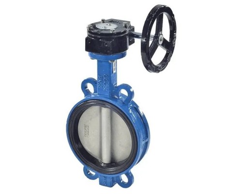 Затвор Benarmo поворот чуг EPDM Ду350 Ру10/16 ред д/нерж EURO