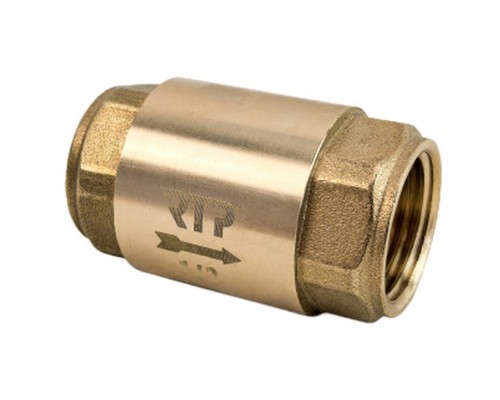 Клапан обратный внутренняя резьба с латунным сердечником 1/2" (RTP 38380)