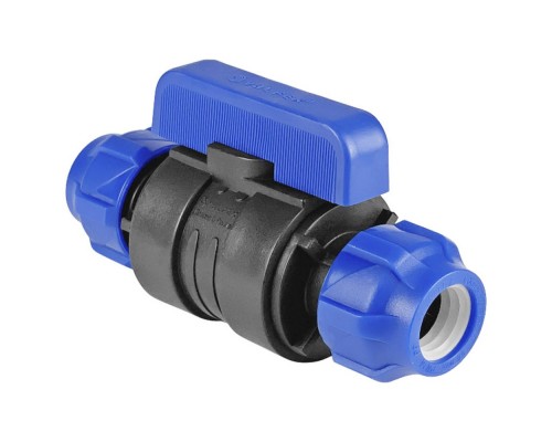 Шаровый кран ПНД компрессионный 40*40 мм (VALFEX)